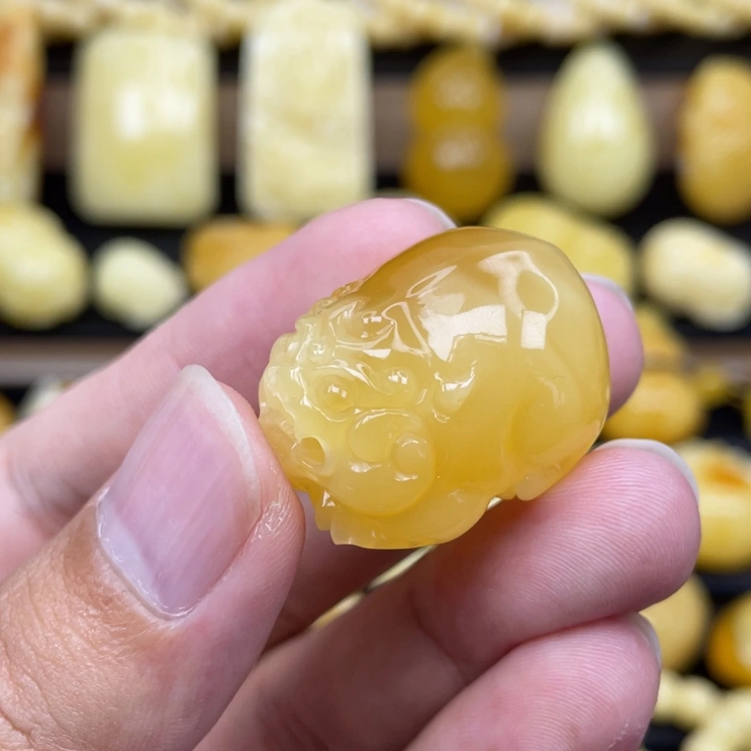 琥珀未镶嵌裸石琥珀蜜蜡