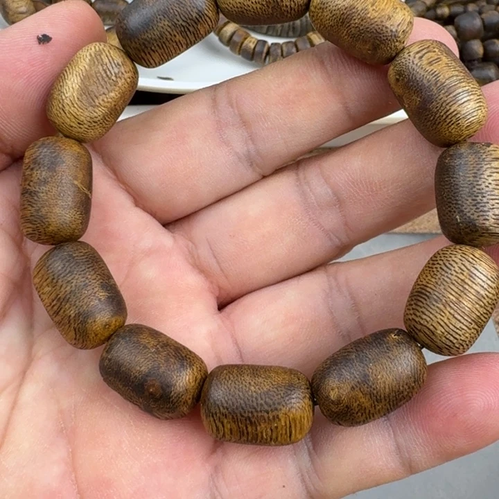 手串沉香还***？金沙叶手串11克加