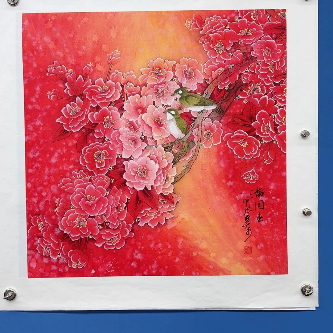 国画多次参加国内外大型