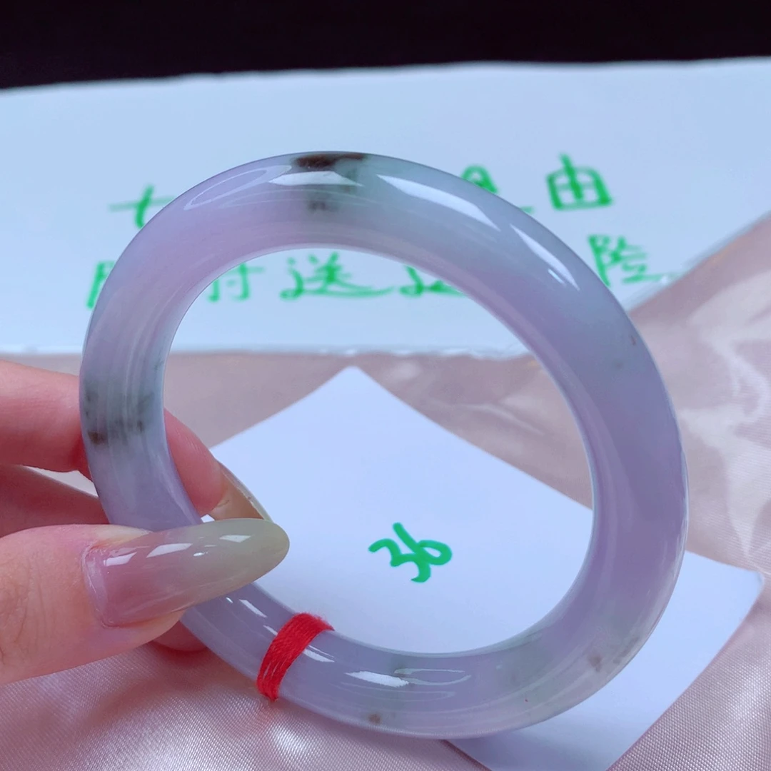 未镶嵌手镯翡翠天然缅甸翡翠A货手镯 36号