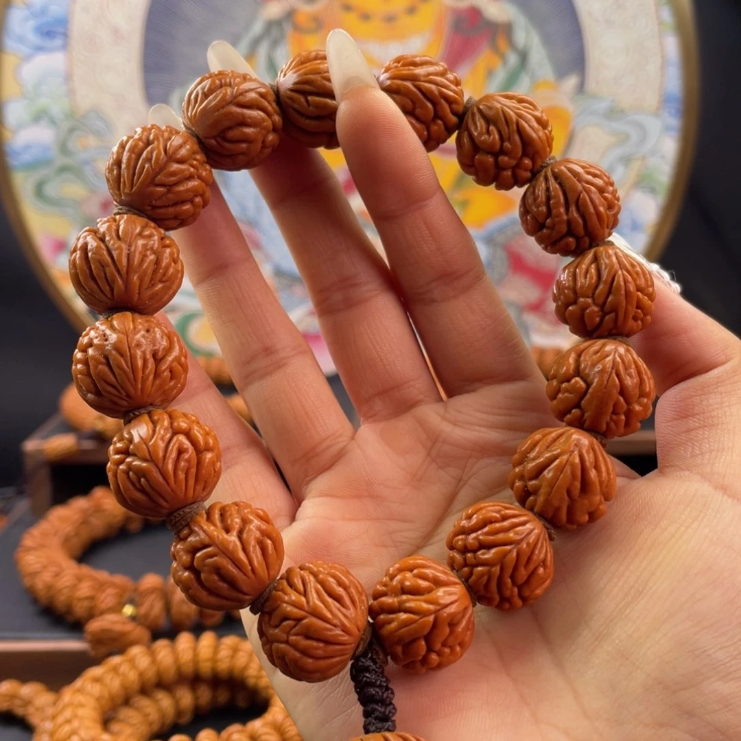 桃核手串18尺寸豹子头