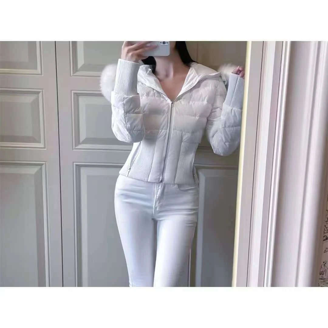 【TONG】小蛮腰大毛领重工设计收腰外套