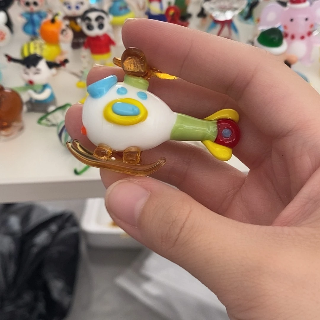 自***。全品手工琉璃飞机