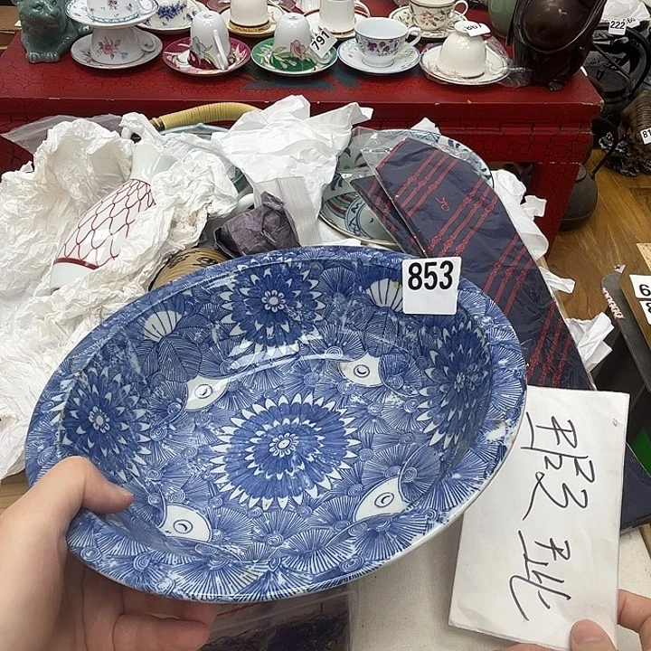 瓷片呀工艺品摆件瓷器摆件正能量
