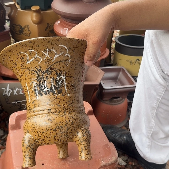 花盆紫砂，紫砂花盆