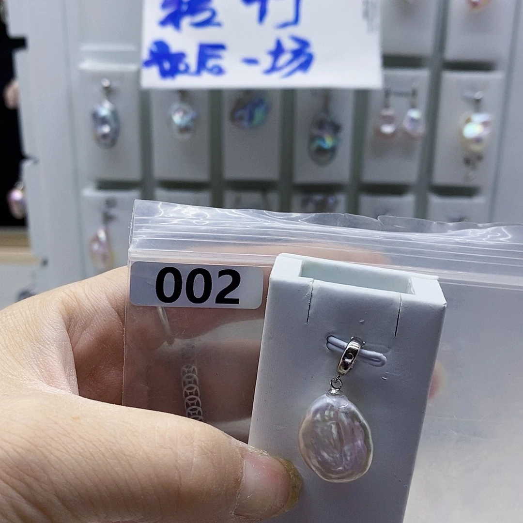 颈饰合金淡水珍珠