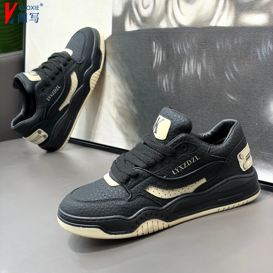 男鞋2025秋冬季新款低帮板鞋男士潮流百搭软底运动休闲鞋小白鞋男