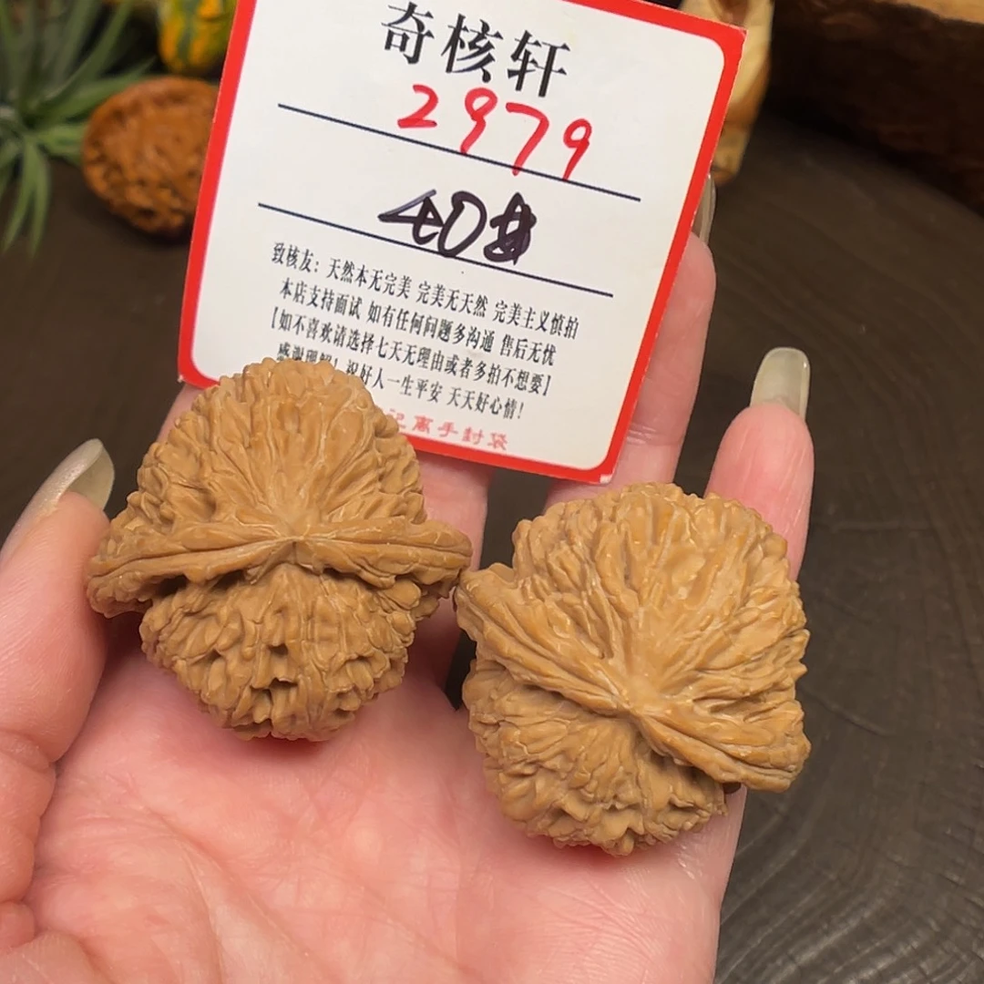 吊坠文玩核桃白狮子福利2679