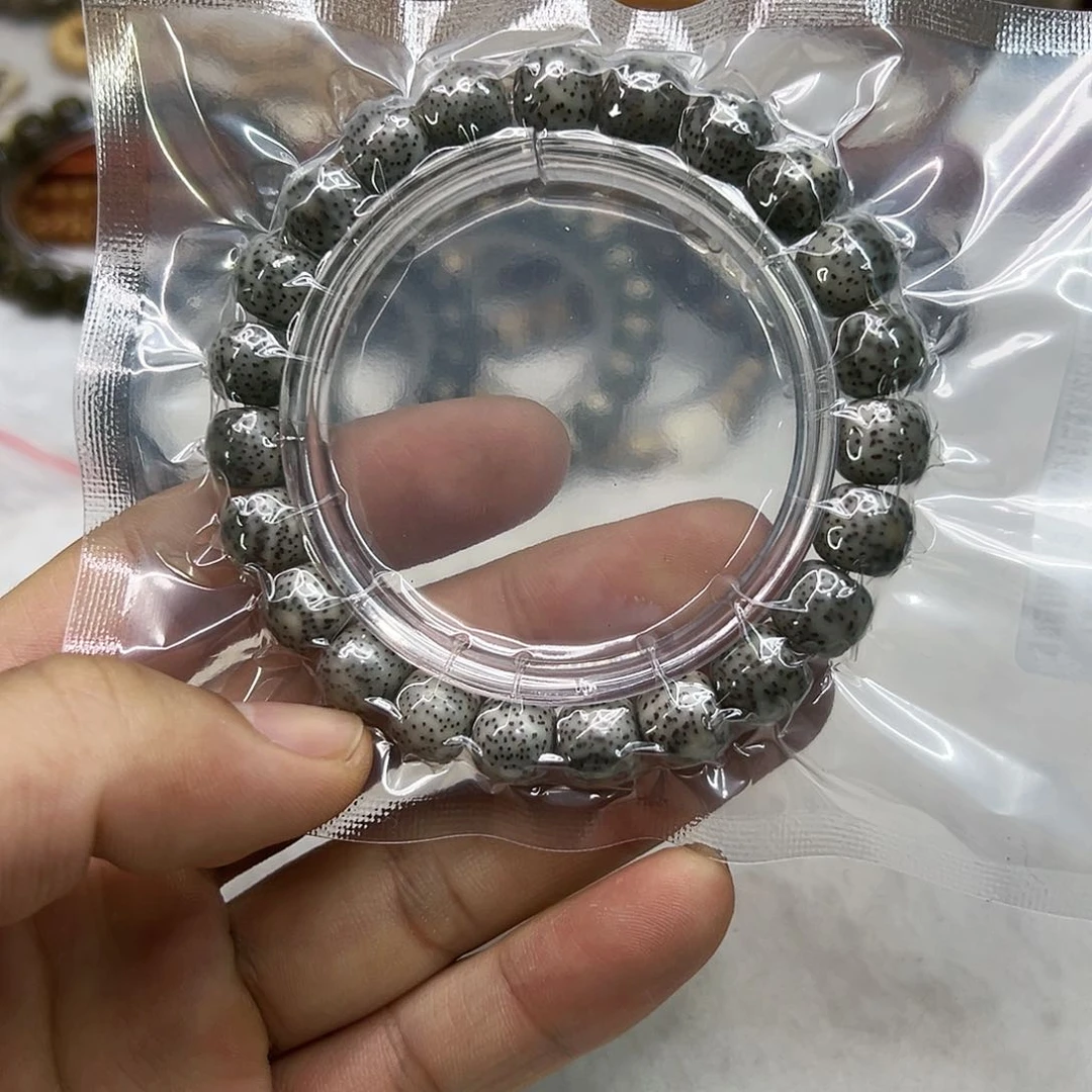 星月菩提手串5练手糯冰石玉星月菩提单圈10