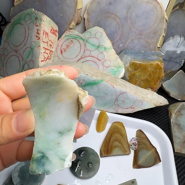 翡翠散珠缅甸翡翠34