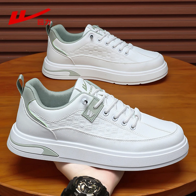 回力男鞋春季新款低帮时尚休闲板鞋男士百搭轻便软底运动学生潮鞋