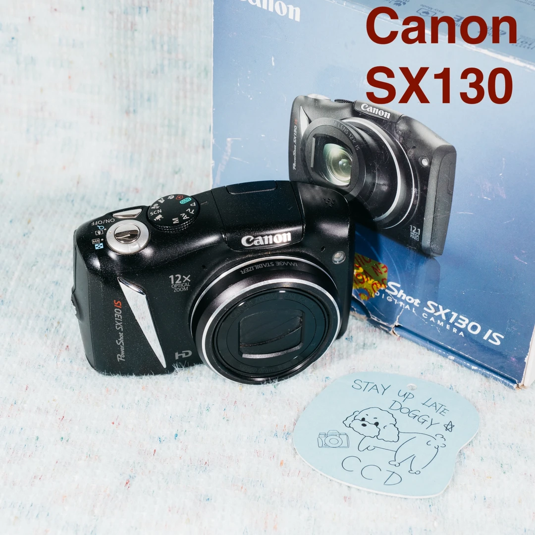 95新 Canon/佳能 SX130IS/1210W像素12倍长焦冷白皮清晰人像风景