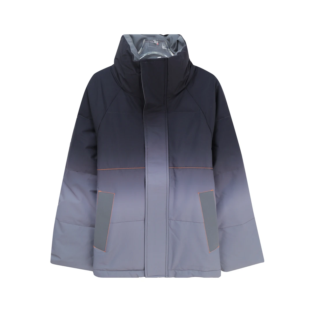 立领渐变色加厚保暖夹克时尚休闲羽绒服U347