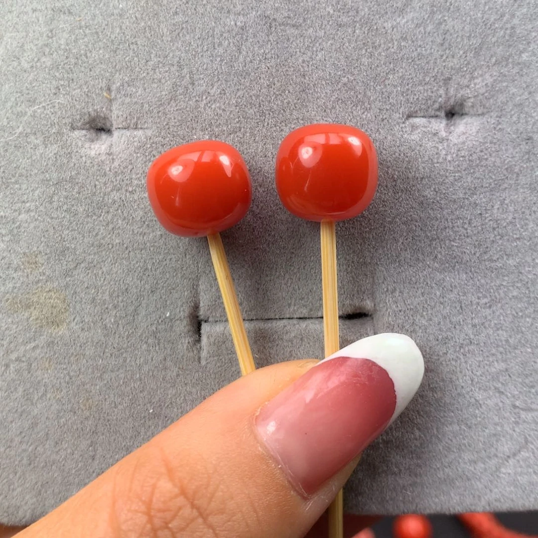 南红玛瑙珠子未镶嵌