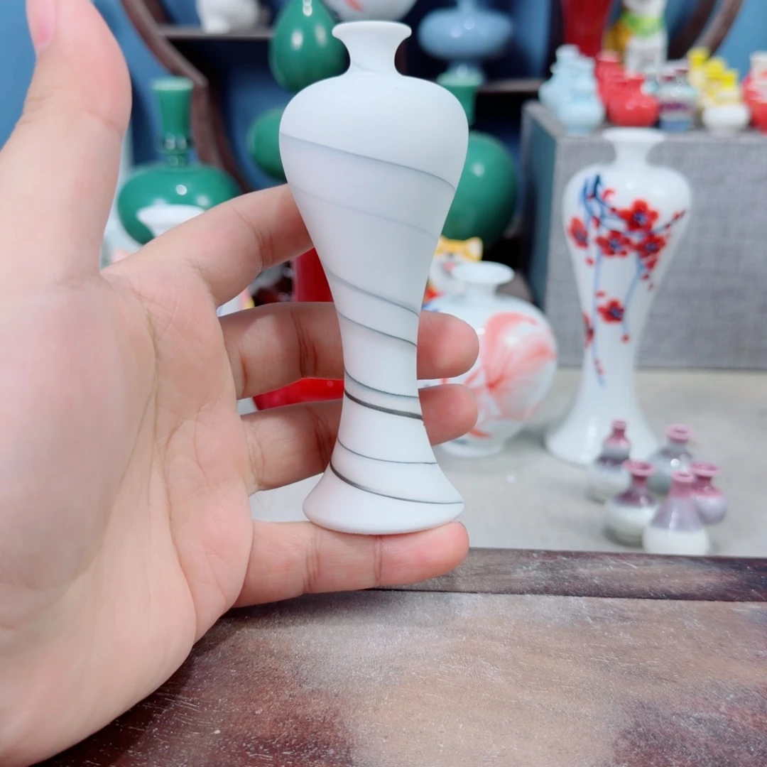 陶瓷手工小花器摆件