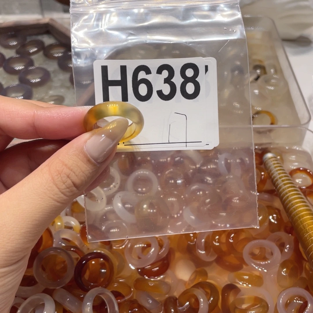 玛瑙/玉髓未镶嵌戒指638