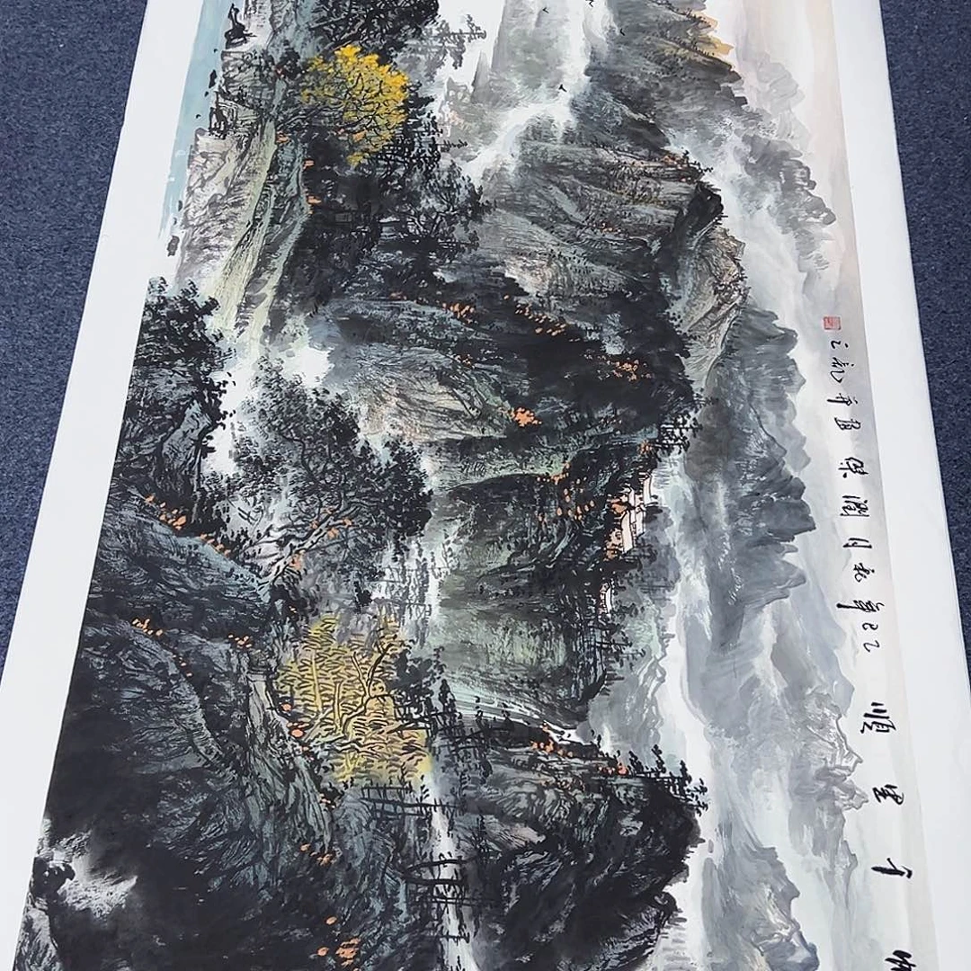 国画事事顺心如意万事如意