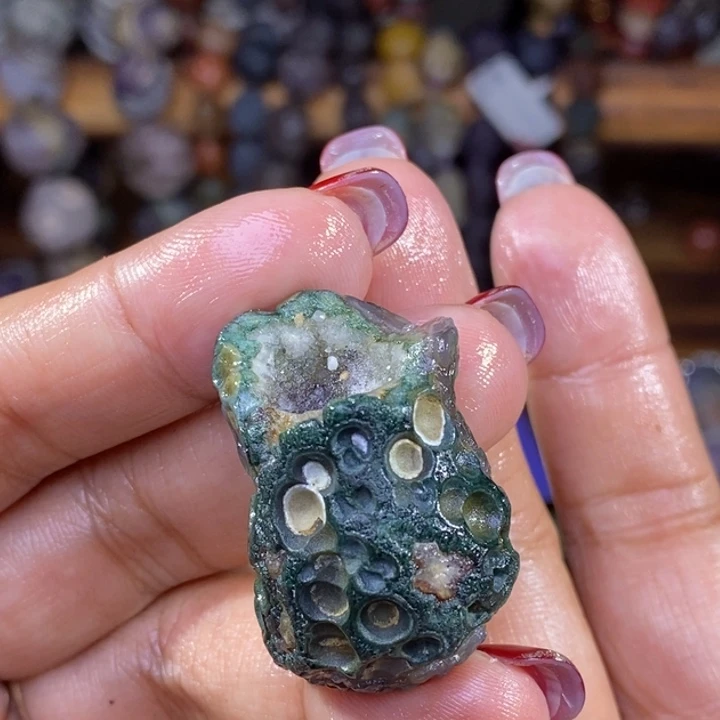 玛瑙/玉髓珠宝半成品未镶嵌多*胺