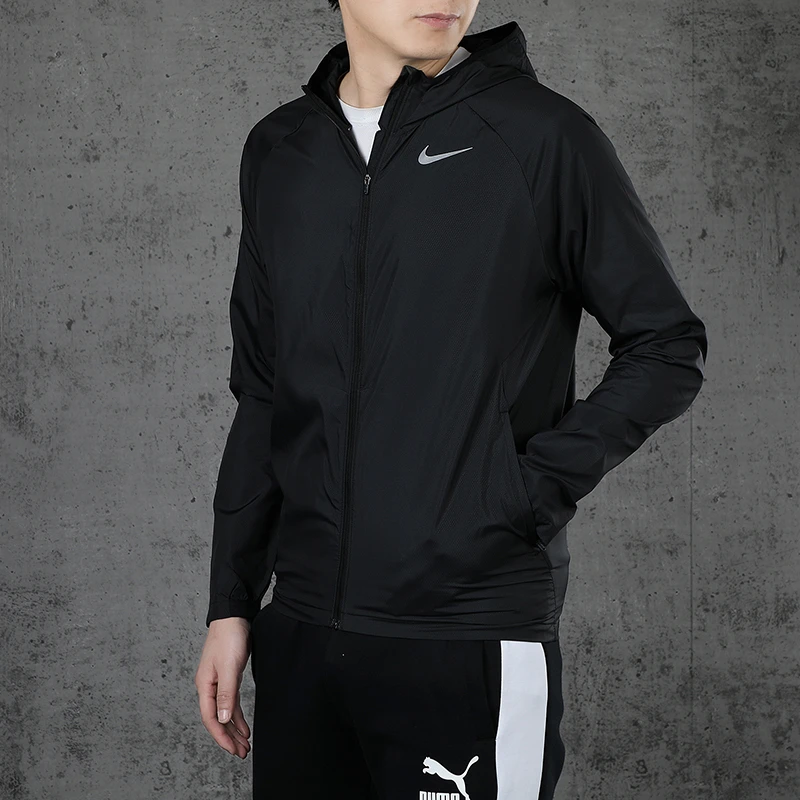 Nike耐克梭织连帽夹克男春季新款运动服休闲宽松跑步外套BV4871