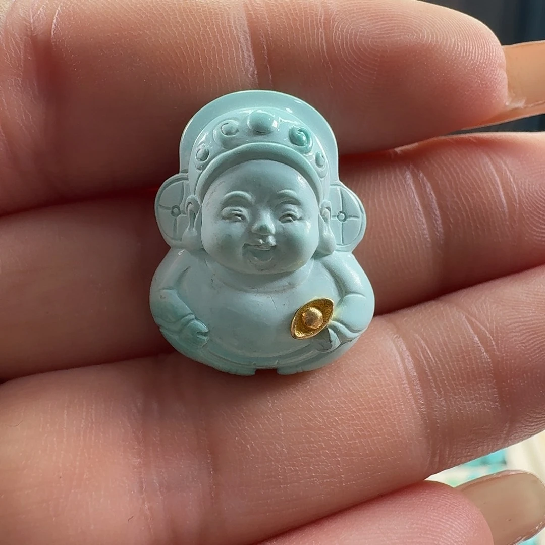 绿松石未镶嵌颈饰