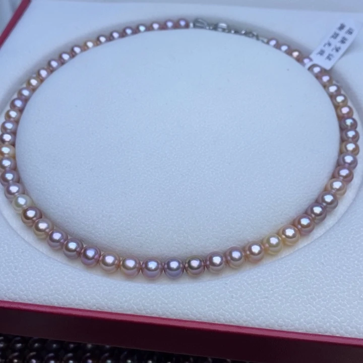 淡水珍珠项链未镶嵌7-8m