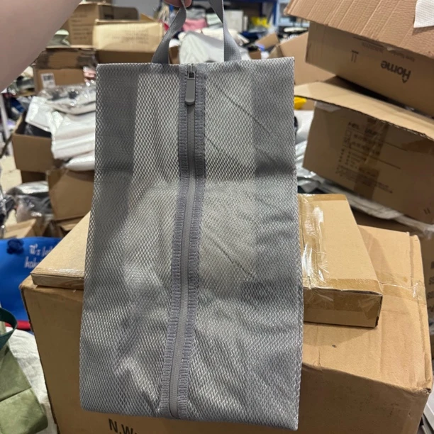 原单！38*23cm 巨厚！大号防水手提拉链鞋包！颜色不挑盒子装！