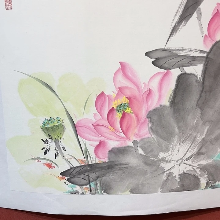 国画听兰老师花鸟