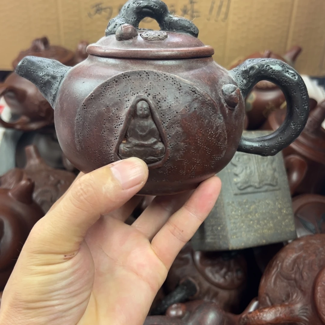 紫砂茶壶宜兴原矿紫砂壶350毫升容量