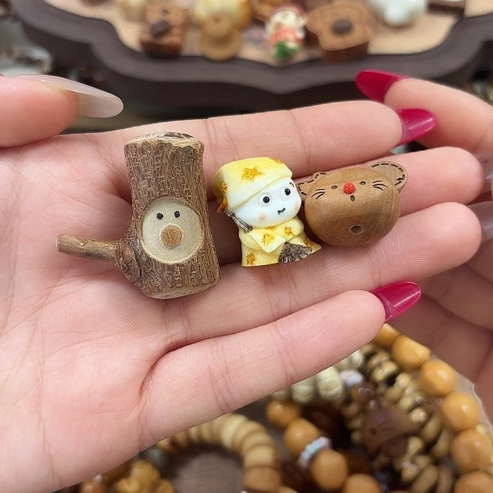 奶***手吊坠库克配件3个 树叉做三通