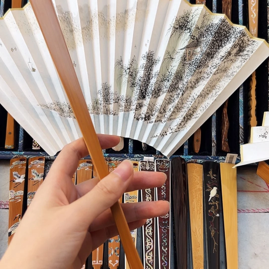 扇子念*竹子祝锦记旗舰店