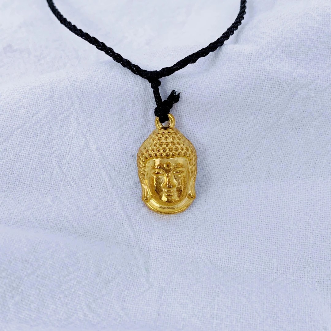 古法工艺佛头金属装饰用品包挂件