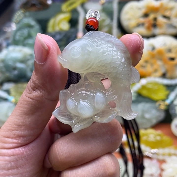 未镶嵌蛇纹石玉项链