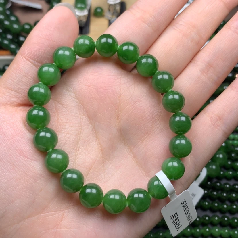 【闪购商品】未镶嵌手串和田玉（碧玉）梧*雨