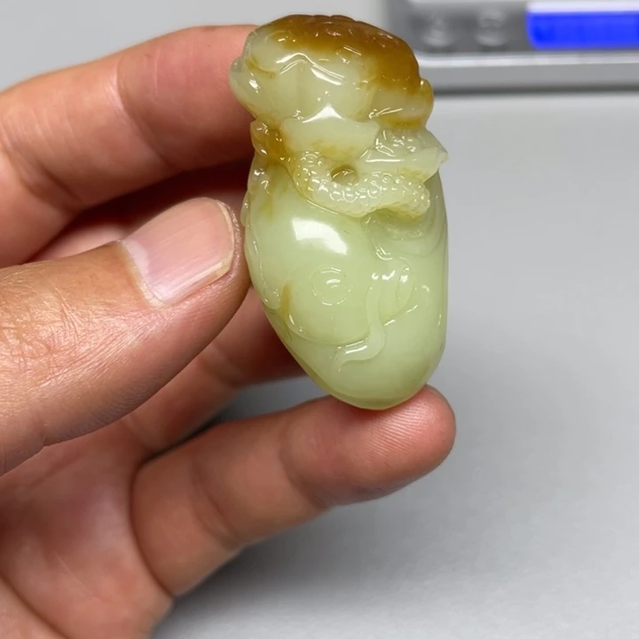 和田玉未镶嵌吊坠(不含链)夏*