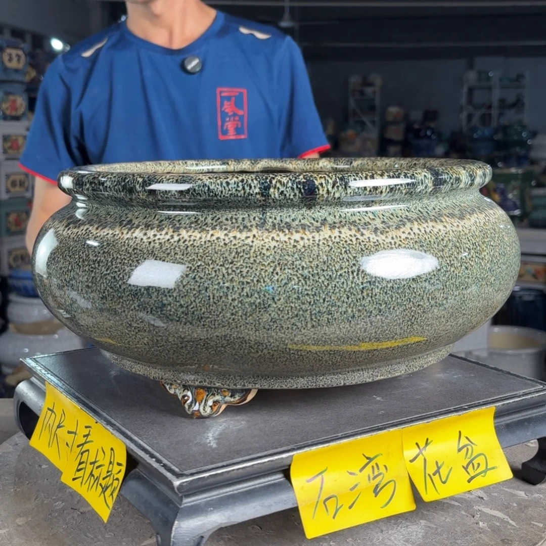 一风堂石湾花盆 内26*12