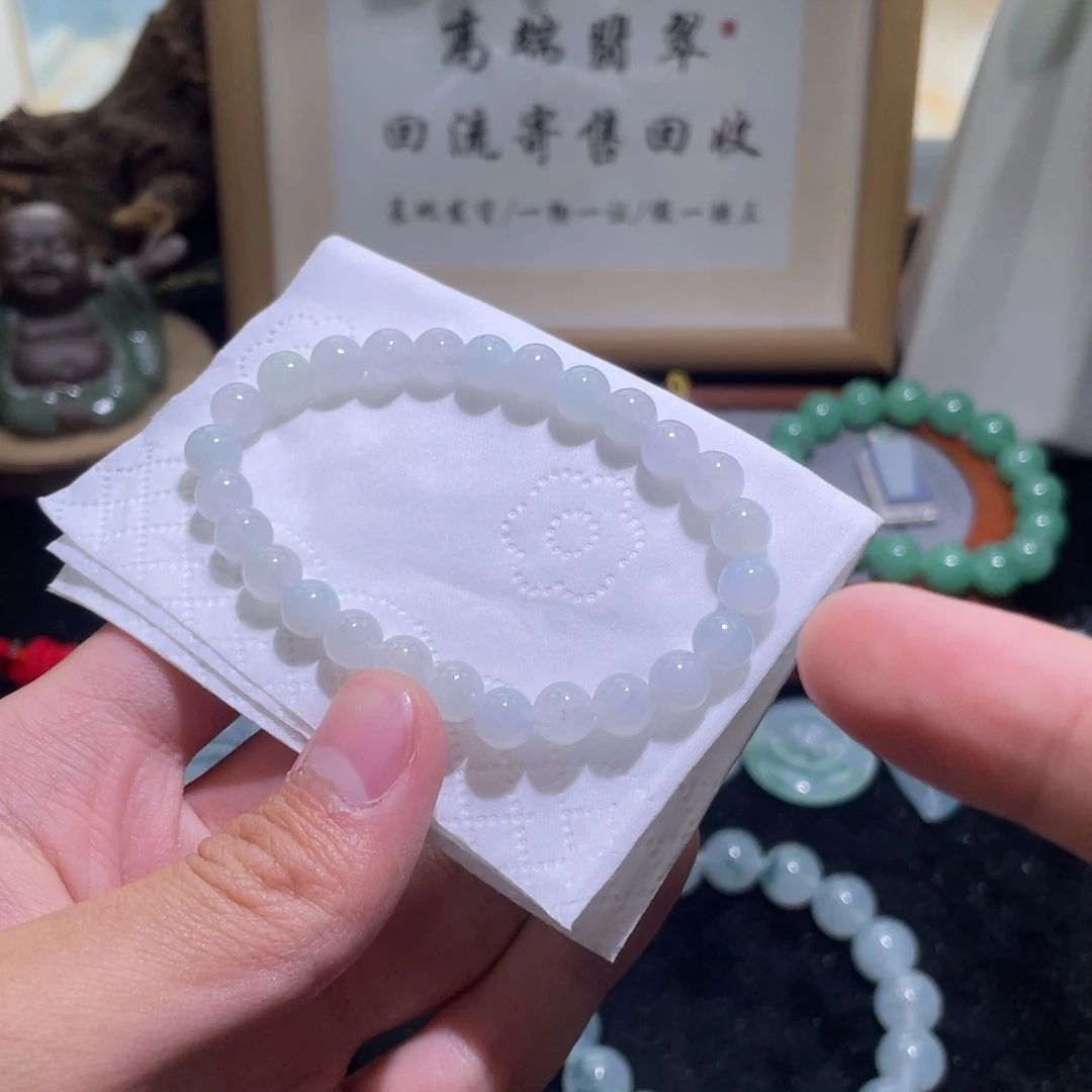 未镶嵌手链翡翠手串