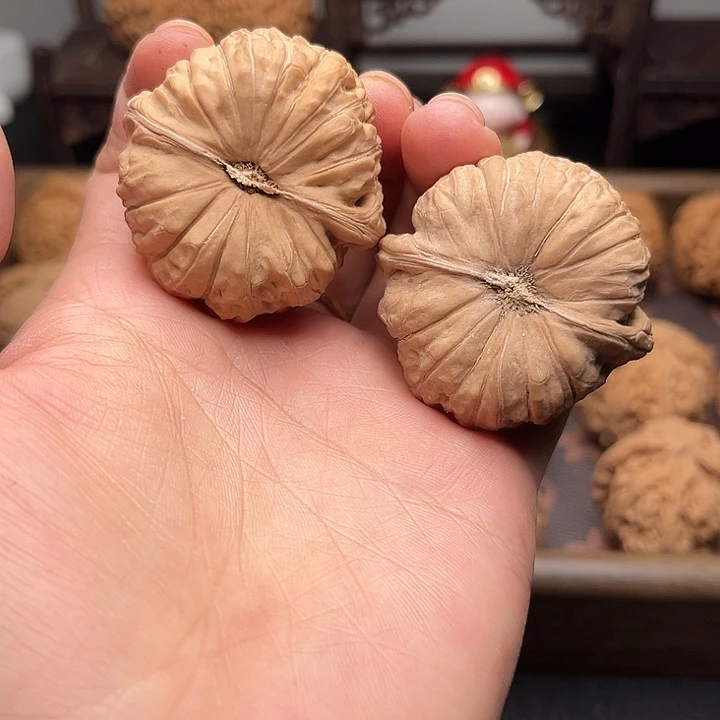 把件文玩核桃41全品南瓜墩4086