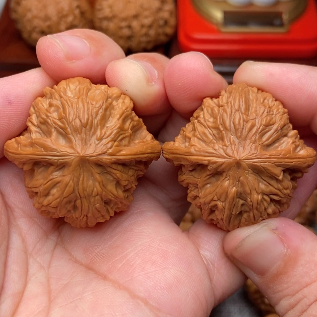 把件文玩核桃38精品毕业山地石子磨