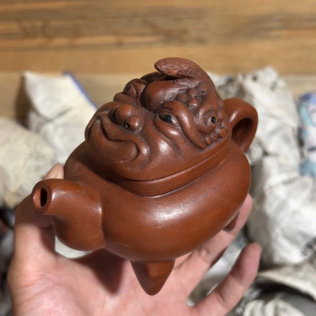 茶壶紫砂老厂紫砂壶一件！