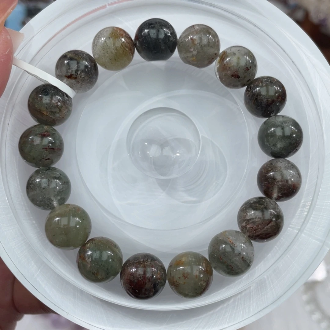 未镶嵌水晶手串029莫奈幽灵水晶11m+