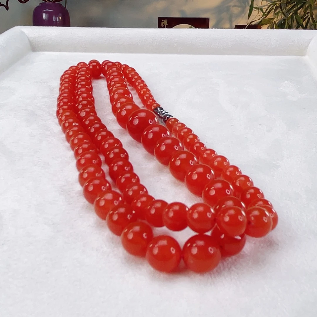 南红玛瑙颈饰未镶嵌南红