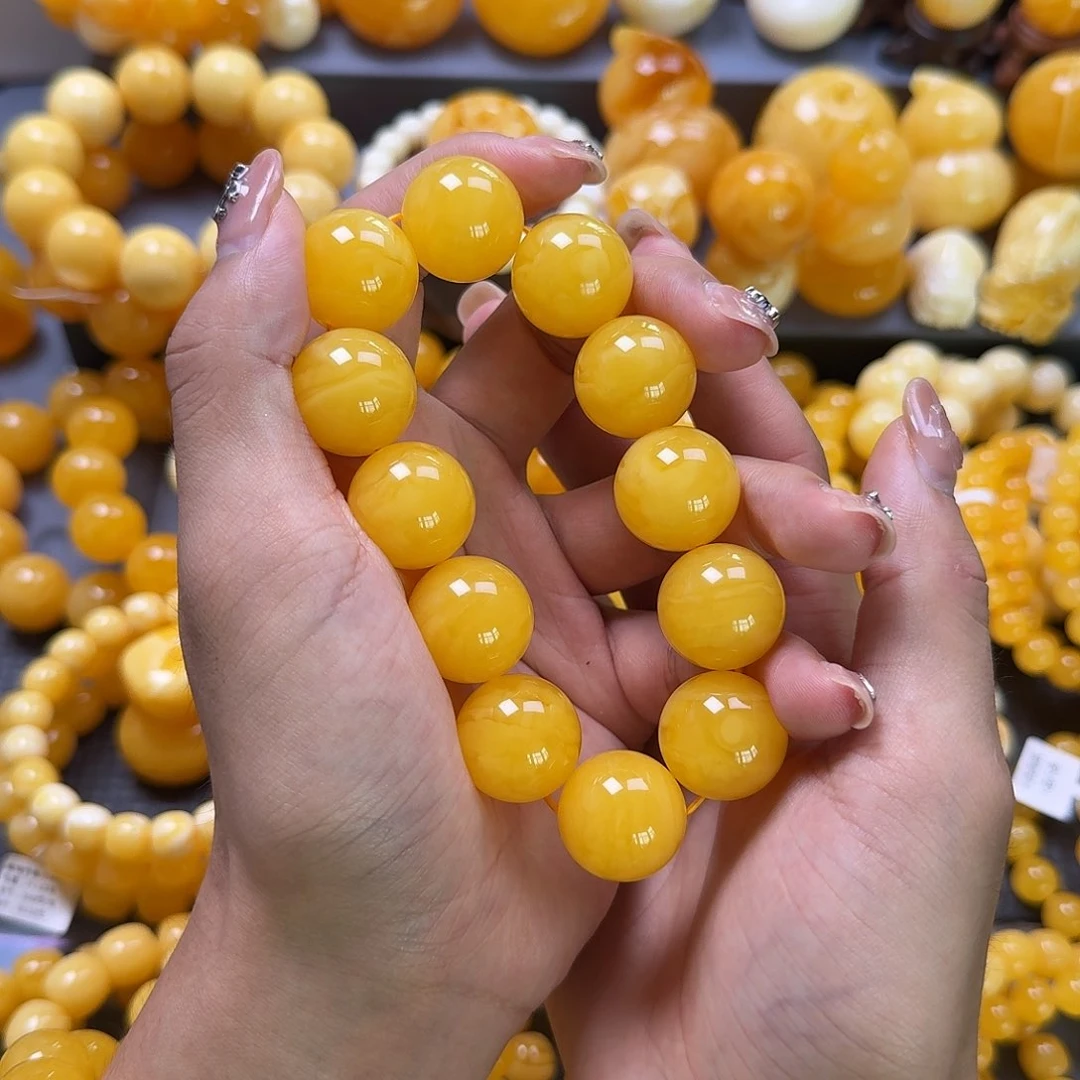 未镶嵌蜜蜡珠宝奇石同料20mm