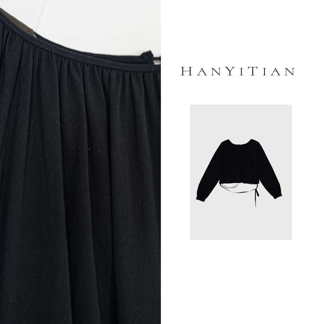 TT・VEGETABLES 路过 纯色开衫单排扣时尚设计感长衬衫913609