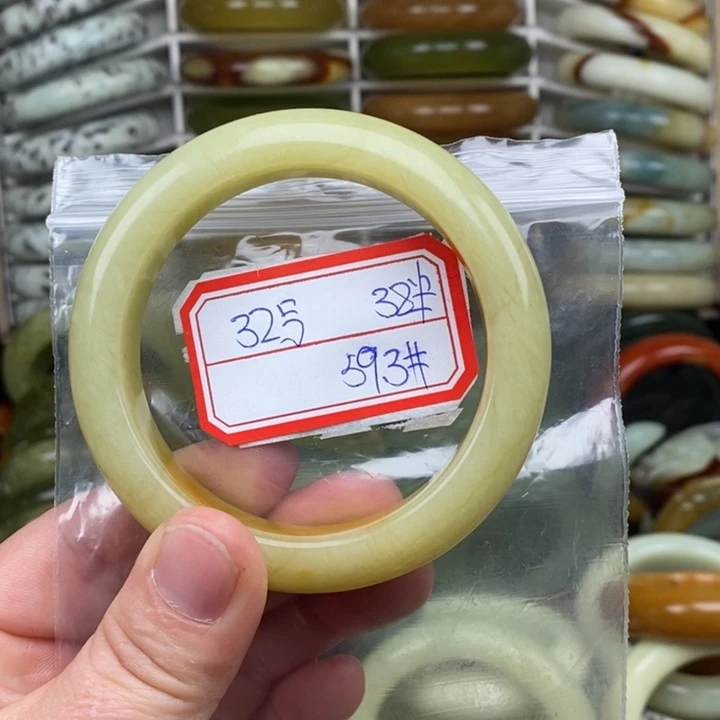 未镶嵌蛇纹石玉手绳