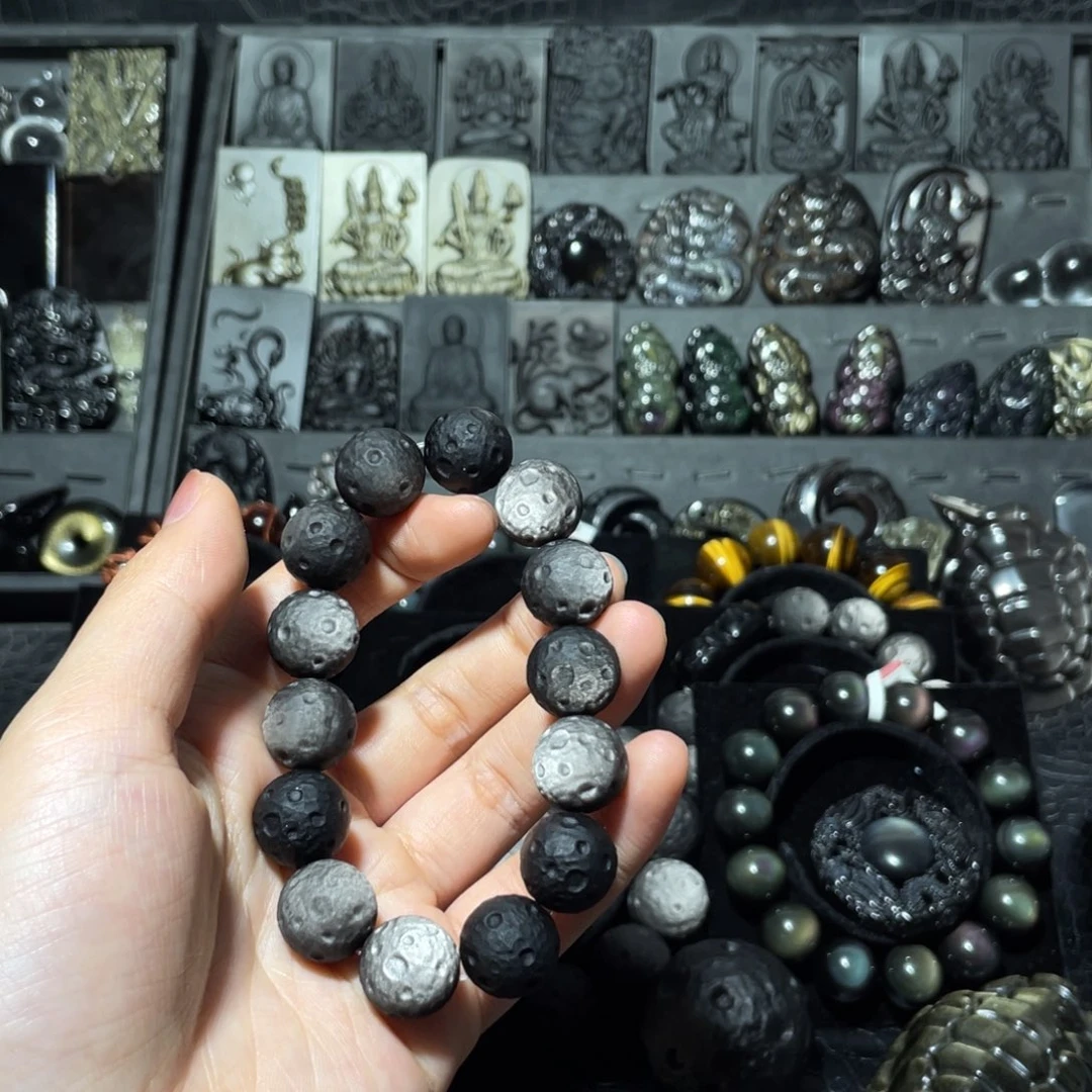 别***。黑曜岩未镶嵌珠宝奇石