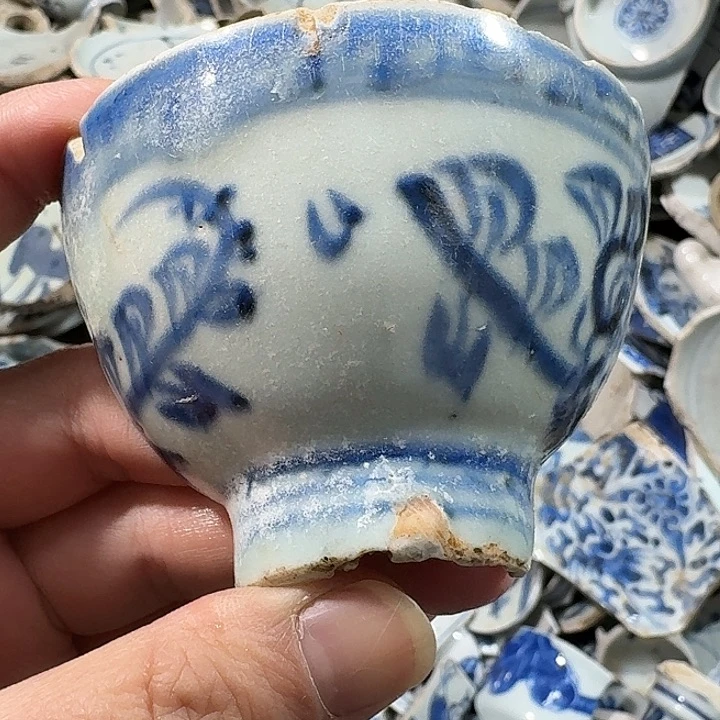 矿***野瓷片瓷片标本，顺丰包邮