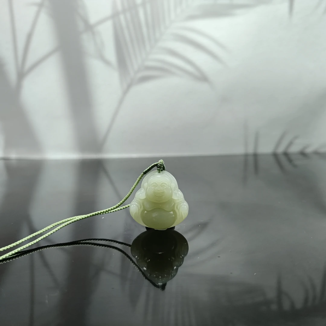 H和田玉佛公吊坠1995