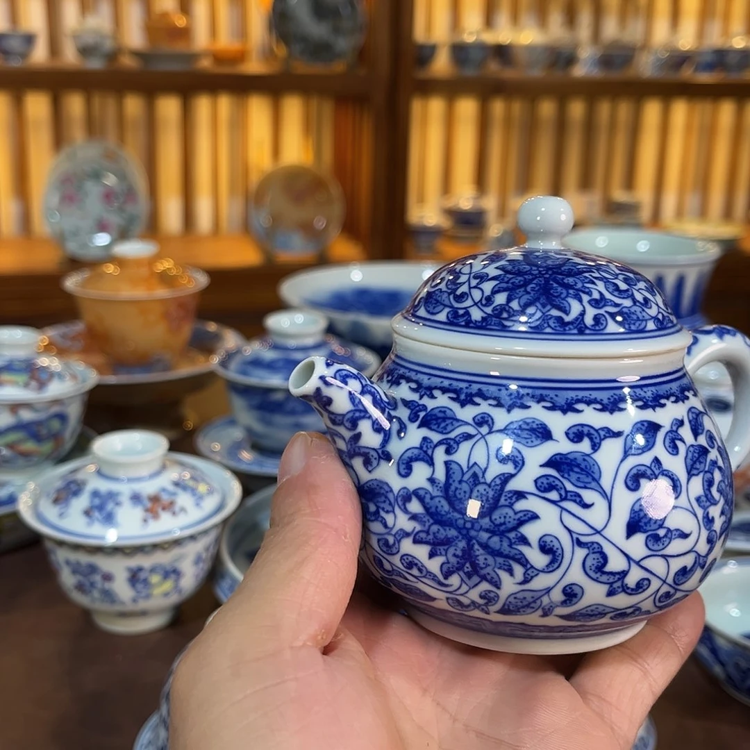 錡镇堂手工手绘壶