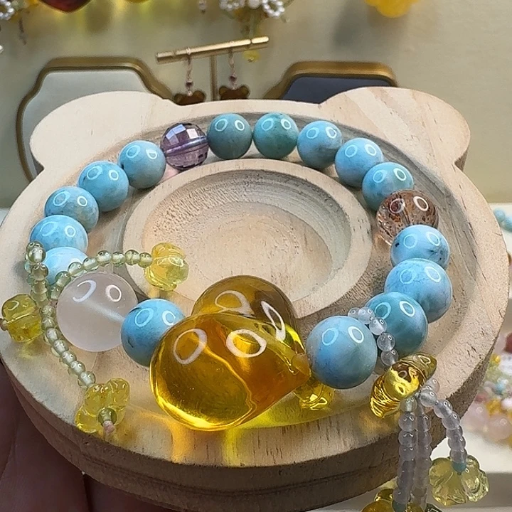 琥珀未镶嵌手链琥珀手串