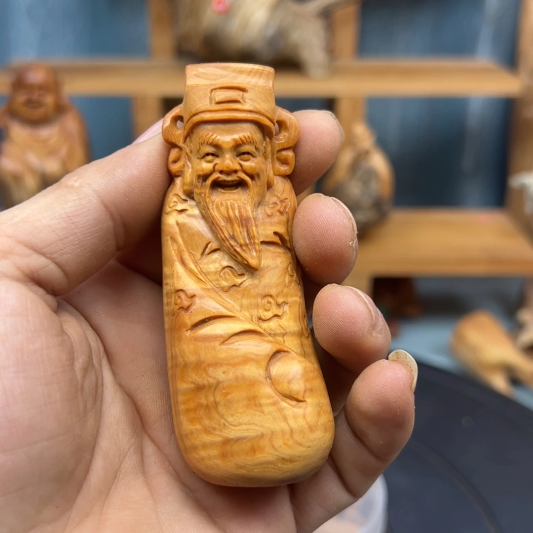 木橘****天崖柏木摆件手把件